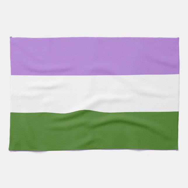 Paño De Cocina Bandera de Orgullo Queer (Horizontal)