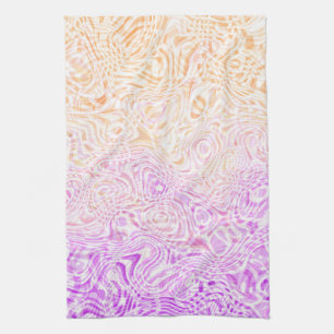 Paño De Cocina Bandera de orgullo Trixic abstracta boho ondulada