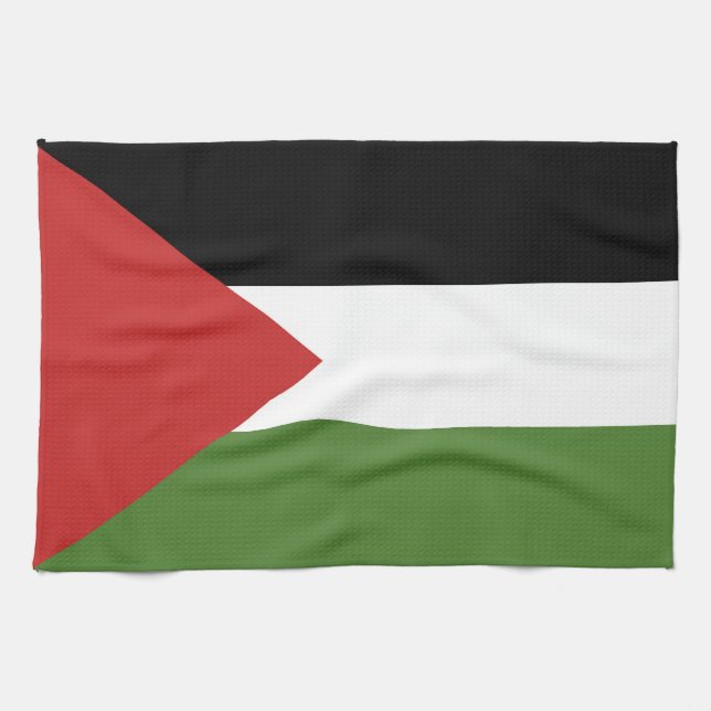 Paño De Cocina Bandera de Palestina (Horizontal)