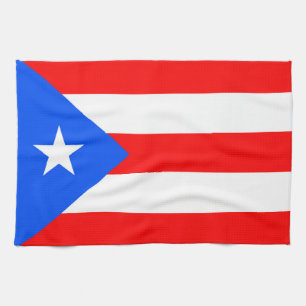Paño De Cocina Bandera de Puerto Rico