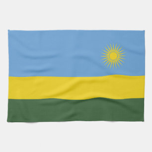 Paño De Cocina Bandera de Ruanda