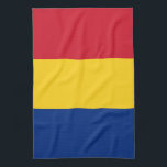 Paño De Cocina Bandera de Rumania<br><div class="desc">¡Un regalo ideal para todos los patriotas de su país!</div>