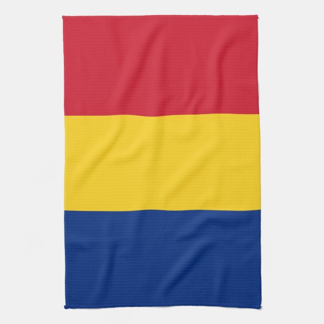 Paño De Cocina Bandera de Rumania (Vertical)