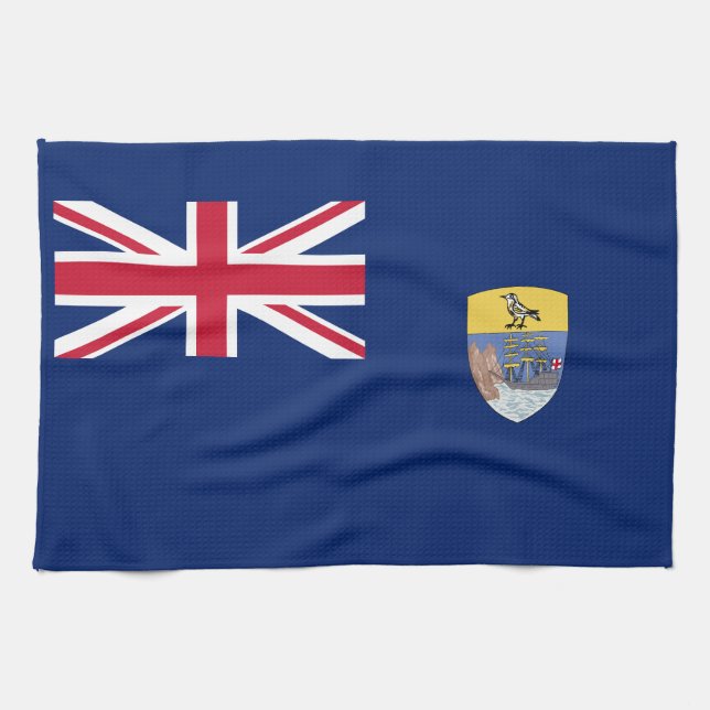 Paño De Cocina Bandera de Santa Elena (Horizontal)