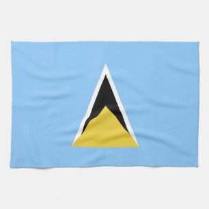 Paño De Cocina Bandera de Santa Lucía