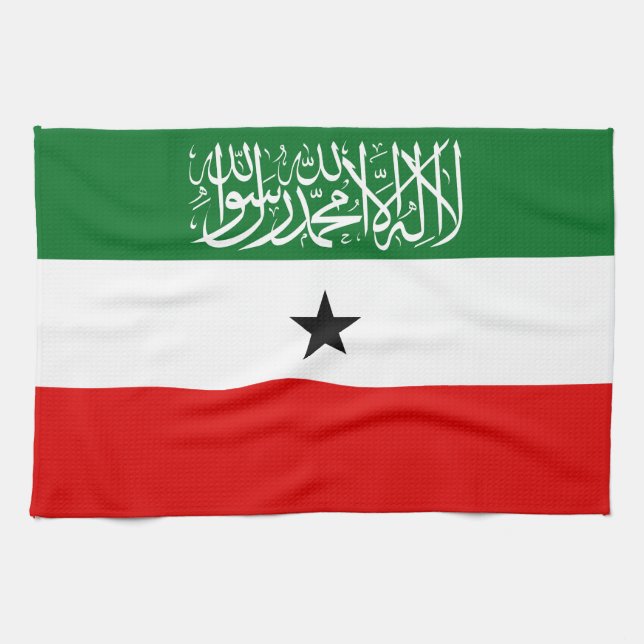 Paño De Cocina Bandera de Somalilandia (Horizontal)