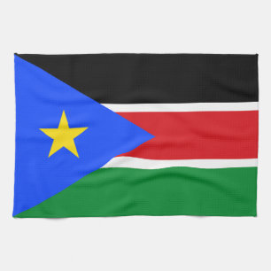 Paño De Cocina Bandera de Sudán del Sur