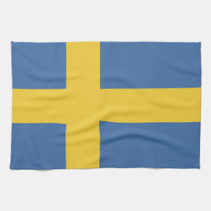 Paño De Cocina Bandera de Suecia