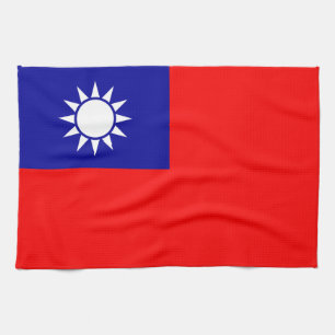 Paño De Cocina Bandera de Taiwán