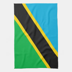 Paño De Cocina Bandera de Tanzania
