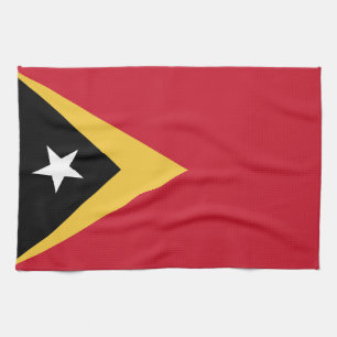 Paño De Cocina Bandera de Timor Oriental