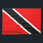Paño De Cocina Bandera de Trinidad y Tobago<br><div class="desc">Toalla de cocina de Trinidad y Tobago con un diseño clásico de la bandera de Trinidad y Tobago. Se puede personalizar el texto. ¡Esta toalla es imprescindible para todas las cocinas de Trinidad y Tobago! Consigue uno o más hoy para ti,  tu familia o un amigo.</div>