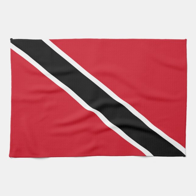 Paño De Cocina Bandera de Trinidad y Tobago (Horizontal)