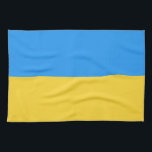 Paño De Cocina Bandera de Ucrania<br><div class="desc">Bandera de Ucrania, apoya la lucha de Ucrania azul y amarilla</div>