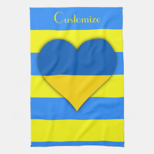 Paño De Cocina Bandera de Ucrania azul Thunder_Cove 