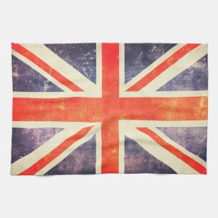 Paño De Cocina Bandera de Union Jack del vintage