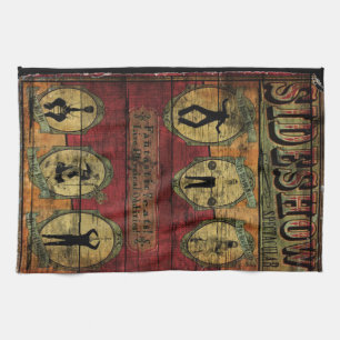 Paño De Cocina Bandera del acto secundario del vintage