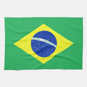 Paño De Cocina Bandera del Brasil
