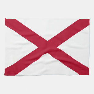 Paño De Cocina Bandera del estado de Alabama
