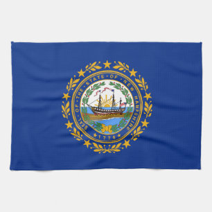 Paño De Cocina Bandera del estado de Hampshire