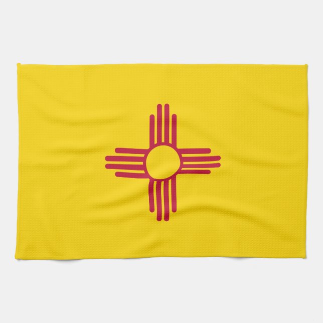 Paño De Cocina Bandera del estado de Nuevo México (Horizontal)