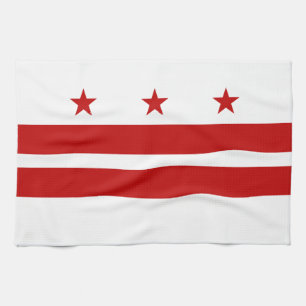Paño De Cocina Bandera del estado de Washington DC