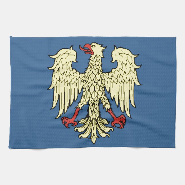 Paño De Cocina Bandera del Friuli-Venezia Giulia (Italia) (Horizontal)