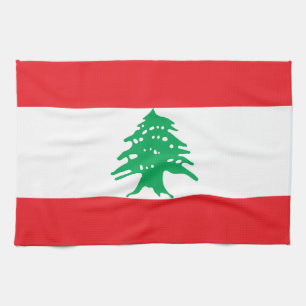 Paño De Cocina Bandera del Líbano