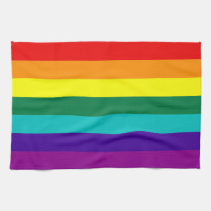 Paño De Cocina Bandera del Orgullo Arcoiris de 7 bandas