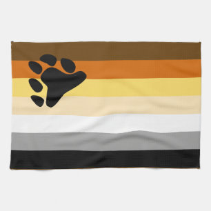 Paño De Cocina Bandera del Orgullo de Osos