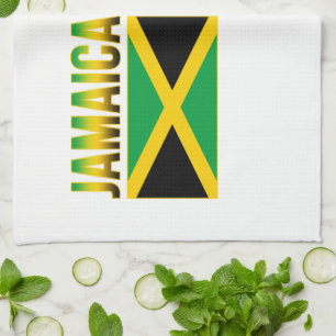 Paño De Cocina Bandera Del Orgullo Jamaiquino De Jamaica