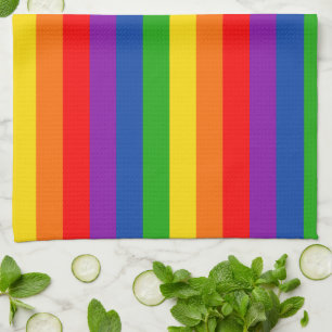 Paño De Cocina Bandera del orgullo LGBTQ+, colores del orgullo ga