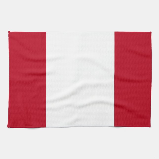 Paño De Cocina Bandera del Perú (Horizontal)
