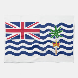 Paño De Cocina Bandera del Territorio Británico del Océano Índico