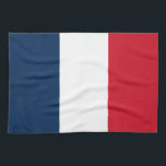 Paño De Cocina Bandera francesa<br><div class="desc">La bandera nacional de Francia.</div>
