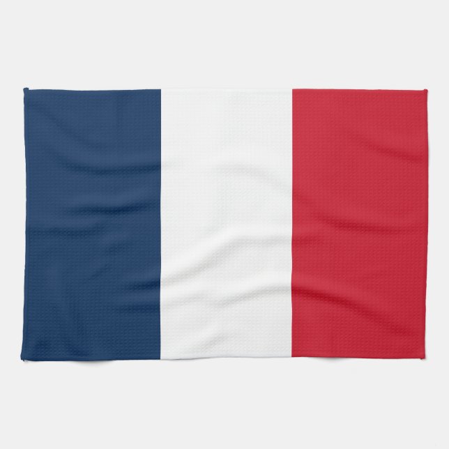 Paño De Cocina Bandera francesa (Horizontal)