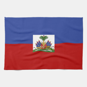 Paño De Cocina Bandera haitiana clásica