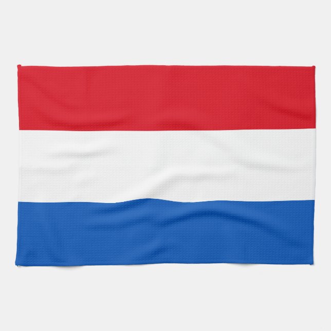 Paño De Cocina Bandera holandesa de Holanda (Horizontal)