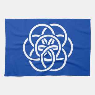 Paño De Cocina Bandera internacional del planeta Tierra