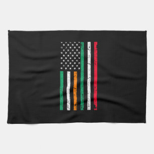 Paño De Cocina Bandera irlandesa norteamericana Irlanda Italia ST