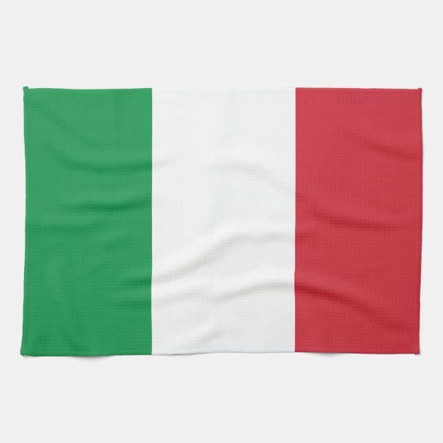 Paño De Cocina Bandera italiana (Horizontal)