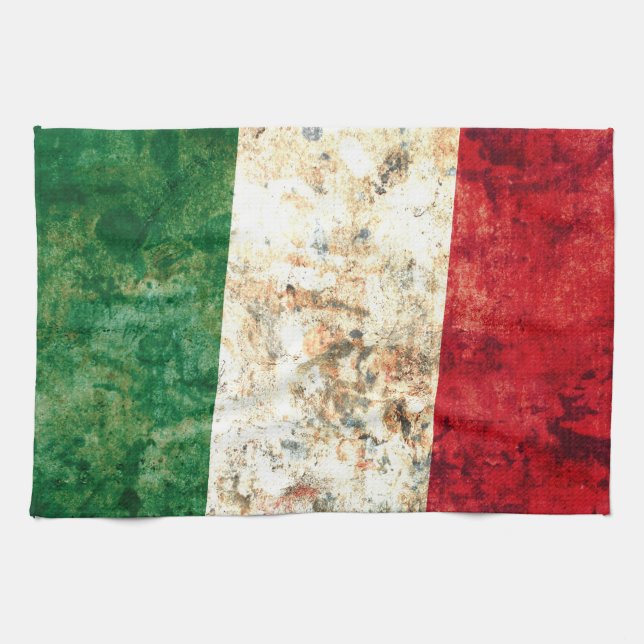 Paño De Cocina Bandera italiana (Horizontal)