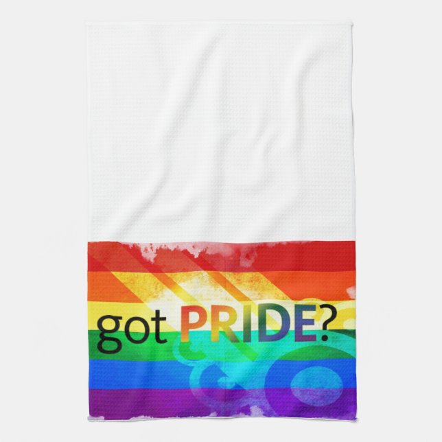 Paño De Cocina Bandera LGBT de orgullo (Vertical)