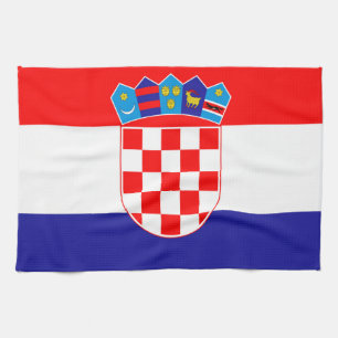 Paño De Cocina Bandera nacional de Croacia Zastava Hrvatske
