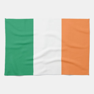 Paño De Cocina Bandera nacional de Irlanda, norma irlandesa, cart