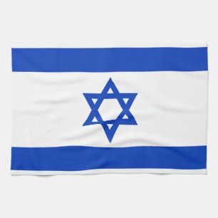 Paño De Cocina Bandera nacional de Israel - versión auténtica