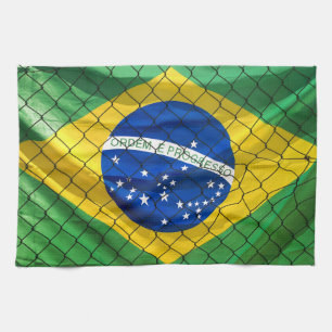 Paño De Cocina Bandera Ordem e Progresso de Brasil