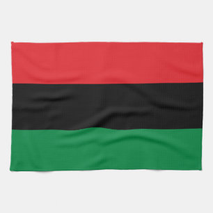 Paño De Cocina Bandera Panafricana e hincha deportivo UNIA