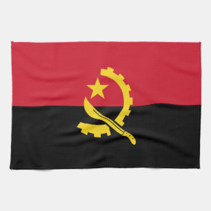 Paño De Cocina Bandera patriótica angoleña