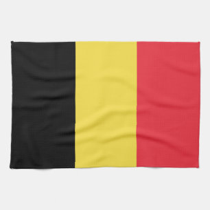 Paño De Cocina Bandera patriótica belga